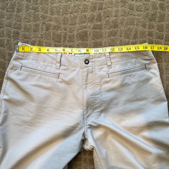 Horny Toad (Toad and Co) tan khaki cotton blend wide leg pants Size 10 - Picture 12 of 13